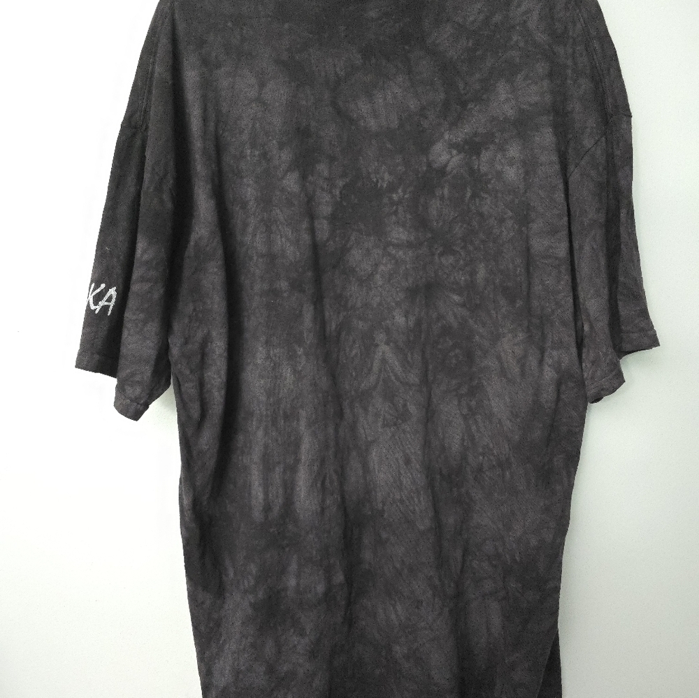 The Mountin Men’s Short Sleeve T-shirt Gray Tie Dye Alaska Wolf Print Size 2XL - Picture 5 of 8